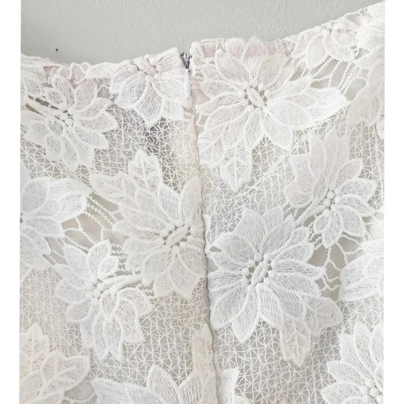 Nicholas Off The Shoulder Floral Lace Top - Picture 7 of 7